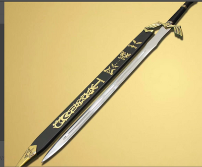 Black/Gold the master sword real blade 