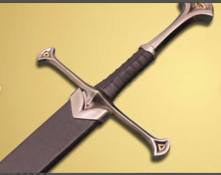LOTR sword anduril for sale 