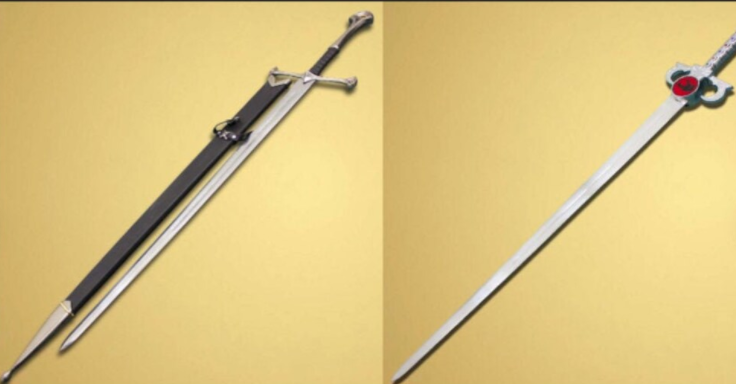 Combo set of 2 Anduril sword of narsil & thundercat lionio sword of omens 