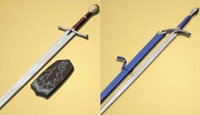 narnia sword & lamdring swords scabbard 