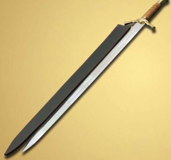 Handmade Boromir Sword Replica with leather sheath 