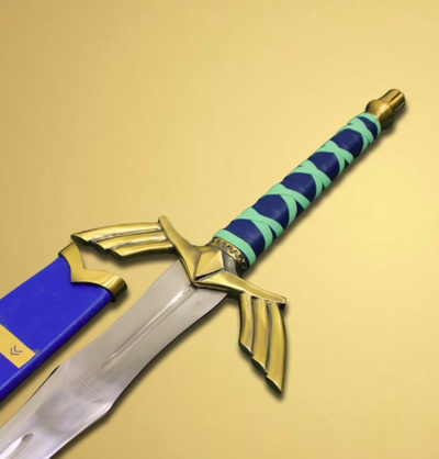 Zelda sword Blue and Gold 