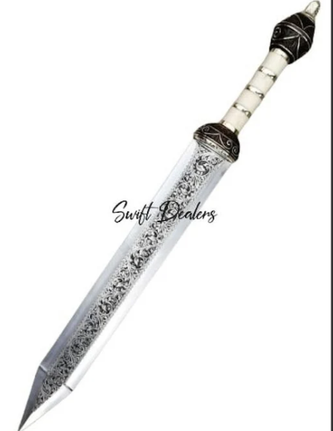 Customizable Engraved Roman Sword, Gladius Sword |Gladiator Sword with Sheath, Fully Handmade