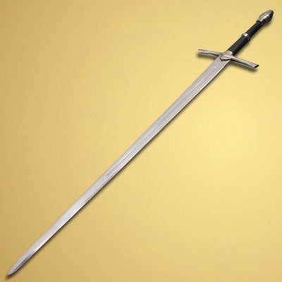 Combo of 2: Anduril Sword of Narsil the King Aragorn Fully Handmade Replica & Aragorn Strider Ranger Sword W/ Knife Fully Handmade Replica - Swift dealers