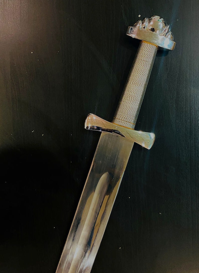 Fully Handmade Authentic Battle Ready Viking Long Sword Type XXII Oakshott w Leather Scabbard - Swift dealers