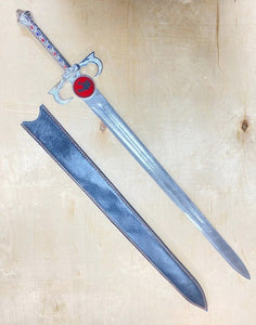 Damascus Thundercat Lionio Sword of Omens Fully Handmade Replica With Sheath