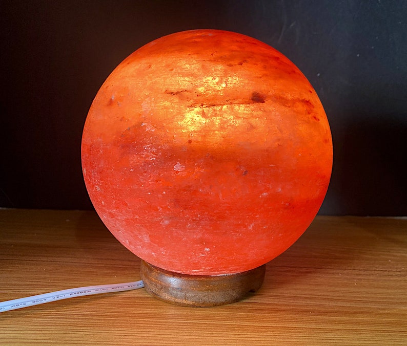 9.6 lb Natural Himalayan Salt Lamp | Pink Salt Lamp with Dimmer Cord and Light Bulb Included - Swift dealers