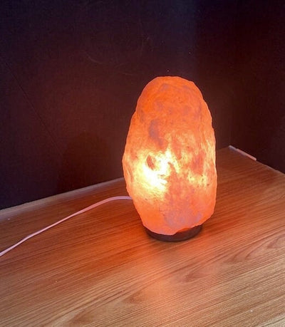 6.7 lb Natural Himalayan Salt Lamp | Pink Salt Lamp with Dimmer Cord and Light Bulb Included - Swift dealers