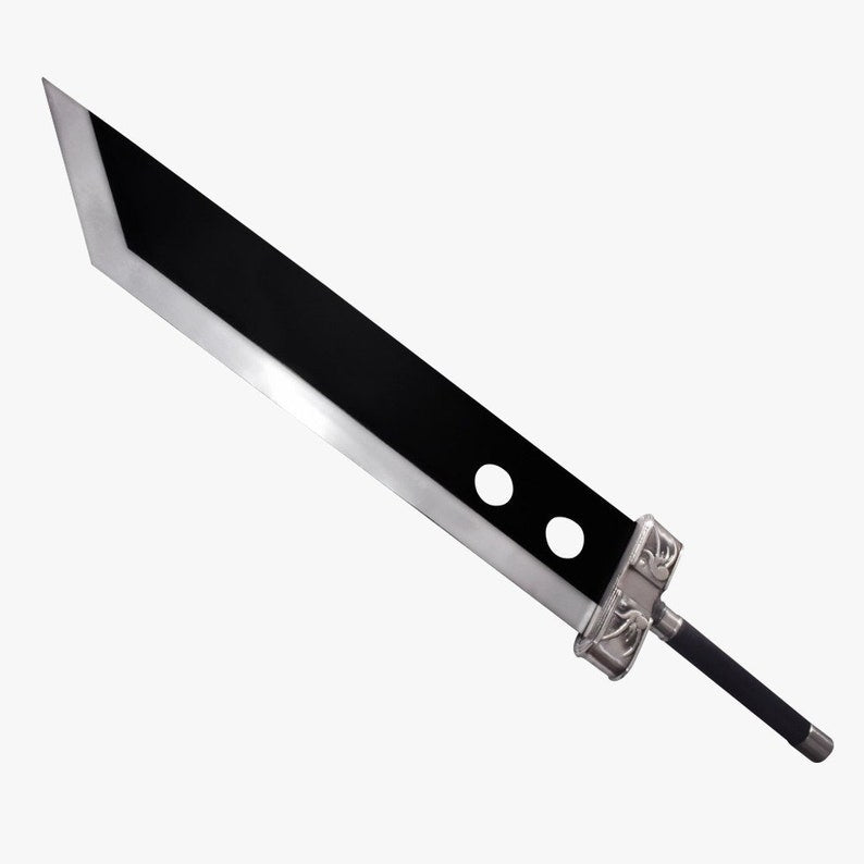 52 inch Steel Cloud Strife Buster Sword Replica Black Edition from Final Fantasy - Swift dealers